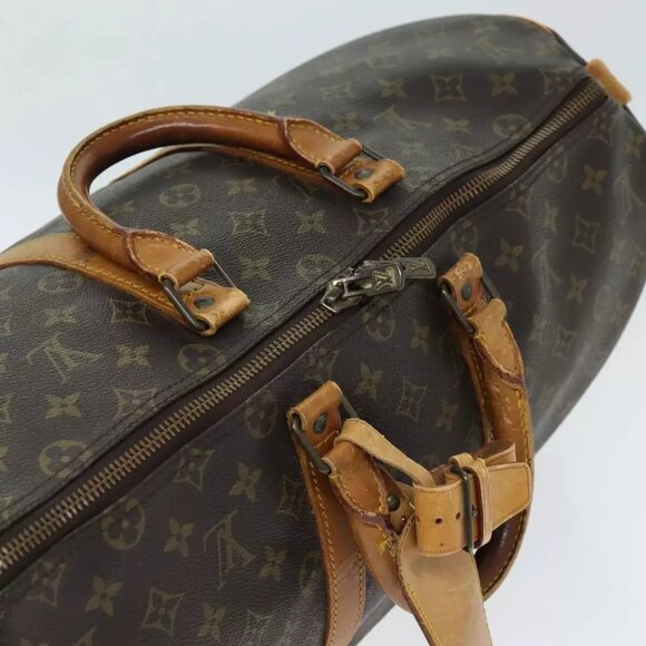 LOUIS VUITTON Monogram Keepall 45 Boston Bag M41428 LV Auth 74369 - Picture 6 of 9